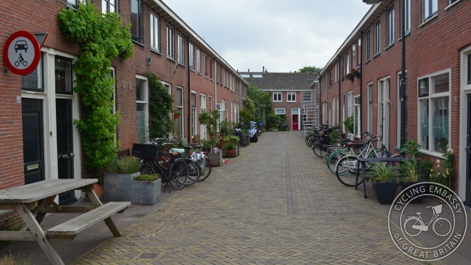 No motor traffic street, Delft, Netherlands