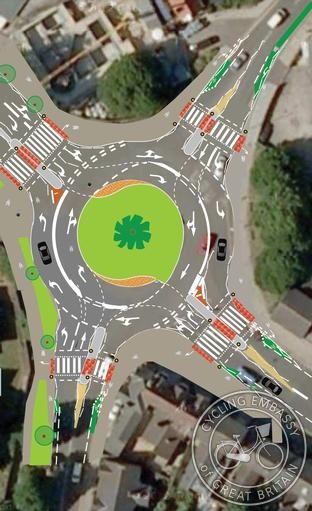 'Turbo' roundabout