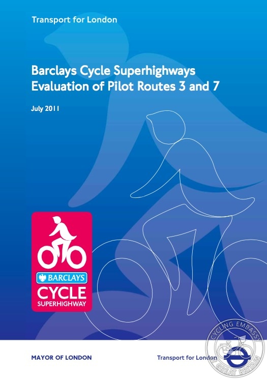 TfL Barclays Cycle Superhighways Evaluation Report